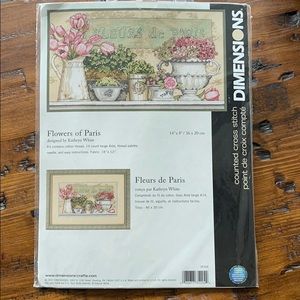 Dimensions Flowers of Paris Counted Cross-Stitch